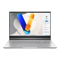 Ноутбук ASUS VivoBook S 15 OLED M5506NA-MA013, 15.6" (2880x1620) OLED 120 Гц/AMD Ryzen 5 7535HS/16 ГБ DDR5/1024 ГБ SSD/AMD Radeon Graphics/Без системы, Серебристый (90NB14D3-M004S0)