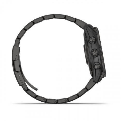 Умные часы Garmin Fenix 7 Sapphire Solar титановый угольно-серый DLC с угольно-серым титановым DLC браслетом, 47 мм фото 8