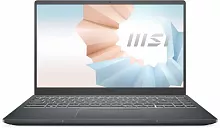 MSI Ноутбук MSI Modern 14 B11MOU-1238RU, 14", IPS, Intel Core i5 1155G7 2.5ГГц, 16ГБ, 512ГБ SSD, Intel Iris Xe graphics , Windows 11 Professional, темно-серый