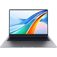 HONOR Ноутбук Honor MagicBook X16 Pro 2024, 16" WUXGA (1920x1200) IPS/Intel Core i5-13420H 2.1 ГГц, 8 ядер/8 ГБ LPDDR4X 4266 МГц/512 ГБ SSD/Intel UHD Graphics/Windows 11 Home, серый (5301AHQV)