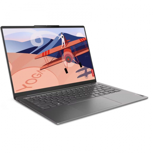 LENOVO Ноутбук Lenovo Yoga Slim 6 14IRH8, 14" (2240x1400) IPS/Intel Core i7-13700H/16 ГБ LPDDR5X/512 ГБ SSD/Intel Iris Xe Graphics/Windows 11 Home, Серый (83E0003GRK) фото 2