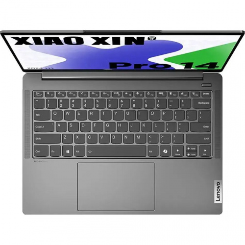 LENOVO Ноутбук Lenovo Xiaoxin pro14 IRH8, 14" (2880x1800) IPS120 Гц/Intel Core i5-13500H/16 ГБ LPDDR5/1024 ГБ SSD/Intel Iris Xe Graphics/Windows Trial (пробный период), Серый (2053008) фото 2