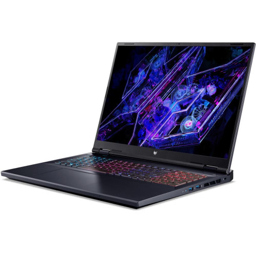 ACER Ноутбук Acer Predator Triton PTN16-51-988U, 18" (2560x1600) IPS 240 Гц/Intel Core i9-14900HX/32 ГБ DDR5/1024 ГБ SSD/NVIDIA GeForce RTX 4070 для ноутбуков (8 Гб)/Windows 11 Home, Черный (NH.QNQCD.003) фото 4