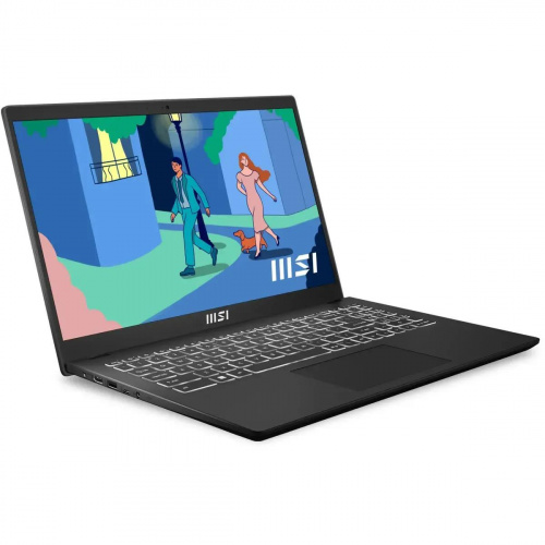 MSI Ноутбук MSI Modern 15 B12MO-826AU, 15.6" (1920x1080) IPS/Intel Core i5-1235U/8 ГБ DDR4/512 ГБ SSD/Intel Iris Xe Graphics/Без системы, Черный (9S7-15H112-826) фото 4