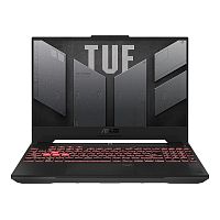 Ноутбук ASUS TUF Gaming A15 2024 FA507UV-LP027, 15.6" FullHD (1920x1080) IPS 144 Гц/AMD Ryzen 9 8945H 4.0 ГГц, 8 ядер/16 ГБ DDR5 5600 МГц/512 ГБ SSD/NVIDIA GeForce RTX 4060 8 ГБ/Без операционной системы, серый (90NR0I25-M001D0)