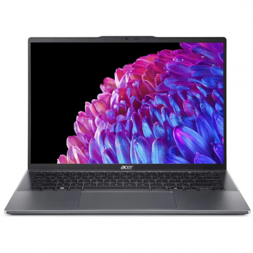 ACER Ноутбук Acer Swift Go 14 SFG14-63-R57X, 14" (2880x1800) OLED/AMD Ryzen 7 8845HS/16 ГБ LPDDR5X/1024 ГБ SSD/AMD Radeon Graphics/Windows 11 Home, Серый (NX.KTSCD.003) фото 2