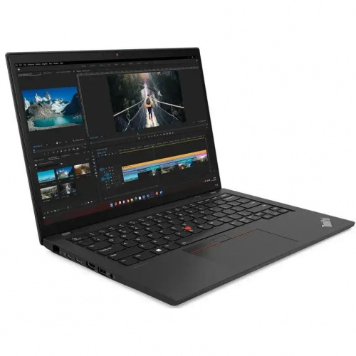 LENOVO Ноутбук Lenovo ThinkPad T14 G4, 14" (1920x1200) IPS/Intel Core i7-1360P/16 ГБ LPDDR5X/512 ГБ SSD/NVIDIA GeForce MX550 (4 Гб)/Без системы, Черный (21HEA02700-N001) фото 4