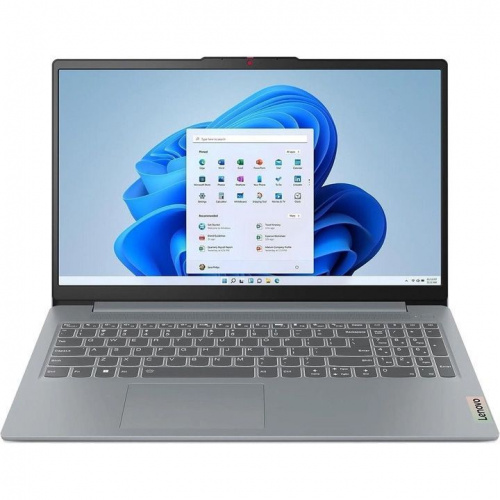 LENOVO Ноутбук Lenovo IdeaPad Slim 3 15IAH8, 15.6" (1920x1080) IPS/Intel Core i5-12450H/8ГБ LPDDR5/512ГБ SSD/UHD Graphics/Без ОС, серый (83ER006XPS)