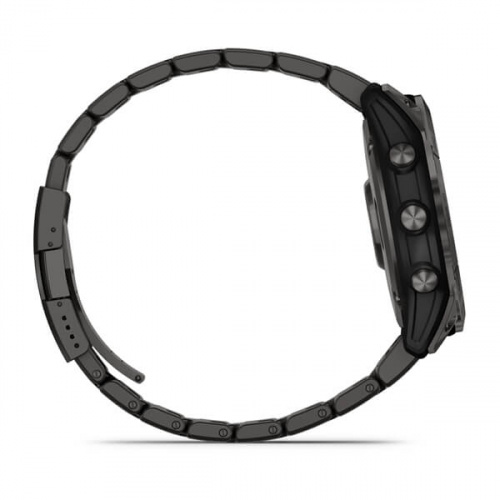Умные часы Garmin Fenix 7X Sapphire Solar титановый угольно-серый DLC с угольно-серым титановым DLC браслетом фото 3