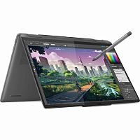 LENOVO Ноутбук Lenovo Yoga 7 2-in-1 14AHP9, 14" (1920x1200) IPS/AMD Ryzen 7 8840HS/16 ГБ LPDDR5X/1024 ГБ SSD/AMD Radeon Graphics/Windows 11 Home, Серый (83DK006QKG)