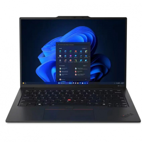 Ноутбук Lenovo ThinkPad X1 Carbon Gen 12, 14" (2880x1800) OLED 120 Гц/Intel Core Ultra 7 155H/32 ГБ/1024 ГБ SSD/Intel Arc Graphics/Windows 11 Pro, Черный (KV21KC0000CD)