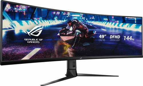 Монитор Asus 49" ROG Strix XG49VQ 3840x1080 VA WLED 144Гц 4ms FreeSync2 HDMI DisplayPort фото 2