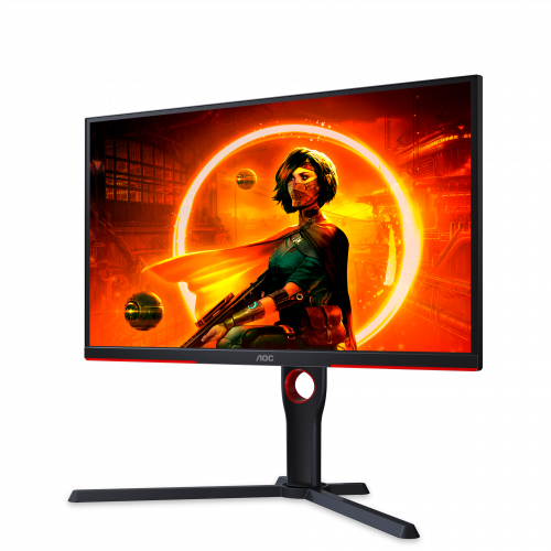 Монитор AOC 25'' 16:9 1920x1080 (FullHD), 240 Гц, VA, 3000 : 1, 300 Кд/м2, 178°/178°, DisplayPort 1.2, HDMI 2.0 x2, AMD FreeSync фото 2