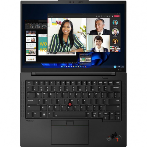 LENOVO Ноутбук Lenovo ThinkPad X1 Carbon Gen 10, 14" (3840x2400) IPS/Intel Core i7-1260P/16ГБ LPDDR5/512ГБ SSD/Iris Xe Graphics/Windows 11 Pro, черный [21CB007JRT] фото 3