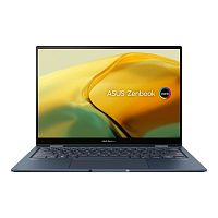 ASUS Ноутбук ASUS Zenbook 14 Flip OLED UP3404VA-KN026W, 14" (2880x1800) OLED 90Гц сенсорный/Intel Core i7-1360P/16ГБ DDR5/1ТБ SSD/Iris Xe Graphics/Windows 11 Home, синий (90NB10E2-M002A0)