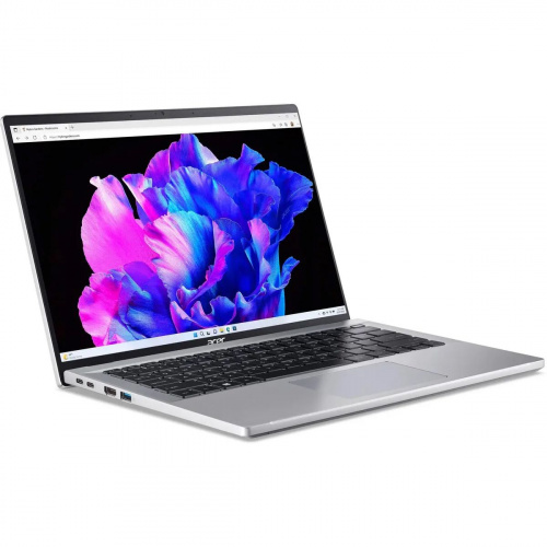 ACER Ноутбук Acer Swift Go SFG14-71-765D, 14" (2880x1800) OLED 90Гц/Intel Core i7-13620H/16ГБ/1ТБ SSD/UHD Graphics/Win 11H, серебристый (NX.KLQCD.002) фото 3