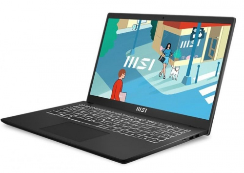 MSI Ноутбук MSI Modern 15, 15.6" (1920x1080) IPS/Intel Core i7-1355U/16ГБ DDR4/512ГБ SSD/Iris Xe Graphics/Win 11 Pro, черный (9S7-15H112-871) фото 3