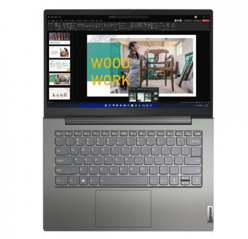 LENOVO Ноутбук Lenovo Thinkbook 14 G5 IRL Core i5 1335U 16Gb SSD512Gb Intel Iris Xe graphics 14" IPS FHD (1920x1080) Windows 11 Professional 64 grey WiFi BT Cam (21JC0020AU) фото 3