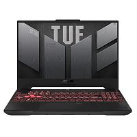 ASUS Ноутбук ASUS TUF Gaming A15 FA507NU-LP141, 15.6" FullHD (1920x1080) IPS 144 Гц/AMD Ryzen 5 7535HS 3.3 ГГц, 6 ядер/16 ГБ DDR5 4800 МГц/512 ГБ SSD/NVIDIA GeForce RTX 4050 6 ГБ/Без операционной системы, серый (90NR0EB5-M00FN0)