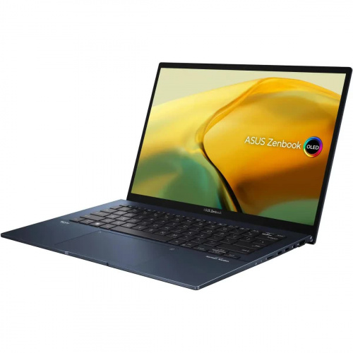 ASUS Ноутбук ASUS Zenbook 14 OLED UX3402VA-KM749, 14" (2880x1800) OLED 90 Гц/Intel Core i7-13700H/16 ГБ LPDDR5/1024 ГБ SSD/Intel Iris Xe Graphics/Без системы, Синий (90NB10G1-M015S0) фото 5