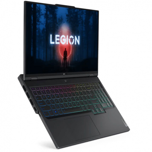 LENOVO Ноутбук Lenovo Legion Pro 7 16ARX8H, 16" (2560x1600) IPS 240 Гц/AMD Ryzen 9 7945HX/32 ГБ DDR5/1024 ГБ SSD/GeForce RTX 4090 для ноутбуков (16 Гб)/Без системы, Серый (82WS003DRK) фото 2