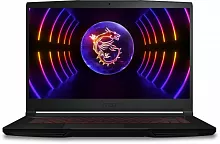 Ноутбук игровой MSI GF63 Thin 12VF-468XRU, 15.6", IPS, Intel Core i5 12450H 2ГГц, 8-ядерный, 16ГБ DDR5, 512ГБ SSD, NVIDIA GeForce RTX 4060 для ноутбуков - 8 ГБ, Free DOS, черный