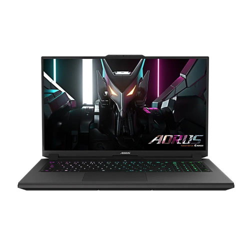 GIGABYTE Ноутбук GIGABYTE AORUS 7 9MF, 17.3" (1920x1080) IPS 360Гц/Intel Core i5-12500H/16ГБ DDR4/512ГБ SSD/GeForce RTX 4050 6ГБ/Без ОС, черный (9MF-E2KZ513SD)