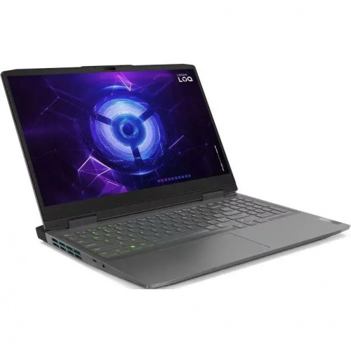 LENOVO Ноутбук Lenovo LOQ 15IRH8, 15.6" (1920x1080) IPS 144 Гц/Intel Core i5-12450H/16 ГБ DDR5/512 ГБ SSD/NVIDIA GeForce RTX 4050 для ноутбуков (6 Гб)/Без системы, Серый (82XV00XCRK) фото 4