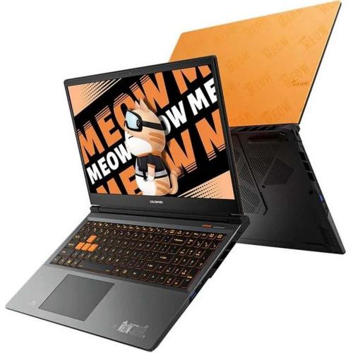 Ноутбук Colorful MEOW R15 24-HR86B16512E-O-RUA-KA, 15.6" (2560x1600) IPS 165 Гц/AMD Ryzen 7 8845HS/16 ГБ DDR5/512 ГБ SSD/NVIDIA GeForce RTX 4060 для ноутбуков (8 Гб)/Без системы, Оранжевый (A10305000025) фото 2