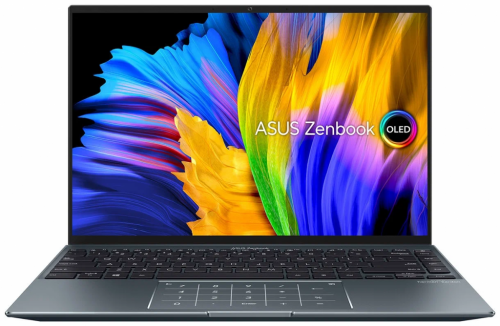 ASUS Ноутбук ASUS Zenbook 14X OLED UX5401EA-KN146W 2880x1800, Intel Core i5 1135G7 2.4 ГГц, RAM 8 ГБ, SSD 512 ГБ, Intel Iris Xe Graphics, Windows 11, 90NB0UQ1-M005H0, Pine Grey