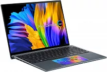 ASUS Ноутбук ASUS Zenbook 14X OLED UX5400EG-L7200, 14", OLED, Intel Core i7 1165G7 2.8ГГц, 4-ядерный, 16ГБ LPDDR4x, 512ГБ SSD, NVIDIA GeForce MX450 - 2 ГБ, без операционной системы, серый