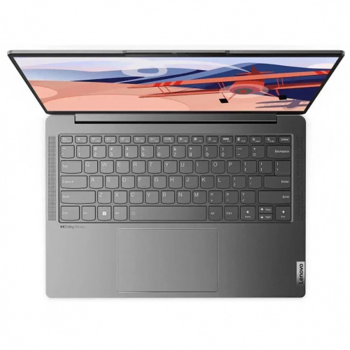 LENOVO Ноутбук Lenovo Yoga Slim 6 14IRH8, 14" (1920x1200) OLED/Intel Core i7-13700H/16 ГБ LPDDR5X/512 ГБ SSD/Intel Iris Xe Graphics/Windows 11 Home, Серый (83E00022RK) фото 4