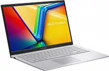 ASUS Ноутбук ASUS Vivobook 15 X1504VA-BQ895 90NB13Y2-M00880, 15.6", IPS, Intel Core 5 120U 1.4ГГц, 10-ядерный, 16ГБ DDR4, 512ГБ SSD, Intel Graphics, без операционной системы, серебристый