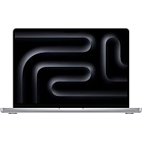 APPLE Ноутбук Apple MacBook Pro 14 2023, 14.2" (3024x1964) Retina XDR 120Гц/Apple M3 Pro/18ГБ DDR5/1ТБ SSD/M3 Pro 18-core GPU/MacOS/Английская клавиатура/Блок питания EU, серебристый (MRX73ZP/A)