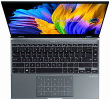 ASUS Ноутбук ASUS Zenbook 14X OLED UX5401EA-KN146W 2880x1800, Intel Core i5 1135G7 2.4 ГГц, RAM 8 ГБ, SSD 512 ГБ, Intel Iris Xe Graphics, Windows 11, 90NB0UQ1-M005H0, Pine Grey