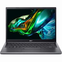 Ноутбук Acer Aspire A514-56M, 14" (1920x1200) IPS/Intel Core i3-1305U/16 ГБ LPDDR5/512 ГБ SSD/Intel UHD Graphics/Без системы, Серый (NX.KH6CD.00E)