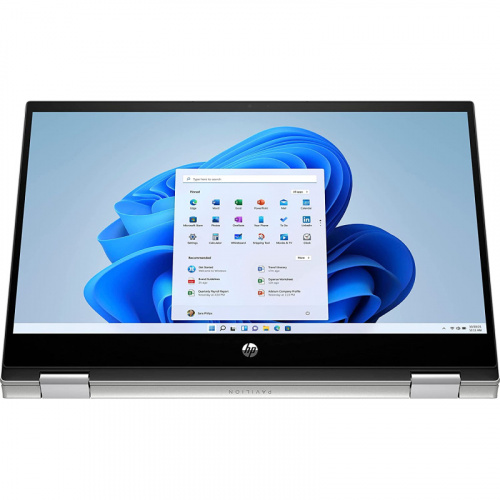 Ноутбук HP Pavilion x360 2in1 Touch 14-ek0018ci 14" 1920х1080 FHD IPS/ Intel Core i5 1235U/16Gb/SSD 512Gb/Intel Iris Xe/Dos/Silver/(6G7U2EA#UUQ) фото 2