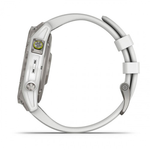 Умные часы Garmin Epix (Gen 2) Sapphire 47 мм, титановый белый фото 5