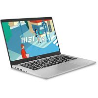 MSI Ноутбук MSI Modern 14, 14" (1920x1080) IPS/Intel Core i5-1335U/16ГБ DDR4/512ГБ SSD/Iris Xe Graphics/Win 11 Pro, серебристый (9S7-14J111-1088)