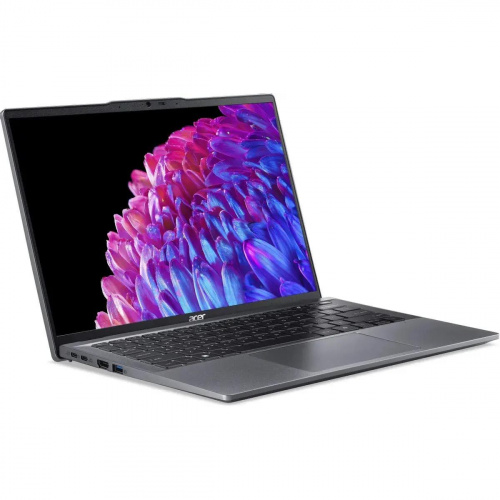 ACER Ноутбук Acer Swift Go 14 SFG14-63-R8U9, 14" (2880x1800) OLED/AMD Ryzen 5 8645HS/16 ГБ LPDDR5X/1024 ГБ SSD/AMD Radeon Graphics/Windows 11 Home, Серый (NX.KTSCD.002) фото 3