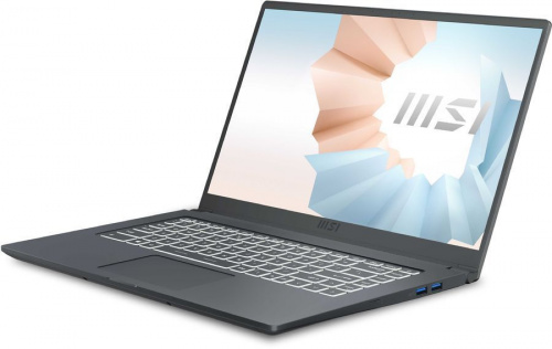 Ноутбук MSI Modern 15 A11MU-1064XRU 1920x1080, Intel Core i5 1155G7 2.5 ГГц, RAM 8 ГБ, SSD 512 ГБ, Intel Iris Xe Graphics, без ОС, 9S7-155266-1064, карбоново-серый фото 2