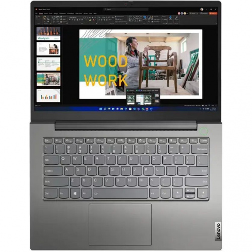 Ноутбук Lenovo ThinkBook 14 G5 IRL, 14" (1920x1080) IPS/Intel Core i5-1335U/8 ГБ/256 ГБ SSD/Intel Iris Xe Graphics/Windows 11 Pro, Серый (21JC001XAU) фото 3