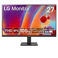 Монитор 27" LG 27MR400-B IPS, 1920x1080, D-sub+HDMI, 5 ms, 178°/178°, 250 cd/m, 1300:1, 100Hz