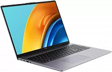 HUAWEI Ноутбук Huawei MateBook D 16 RolleG-W9611 53013RUF, 16", 2023, IPS, Intel Core i9 13900H 2.6ГГц, 14-ядерный, 16ГБ LPDDR4x, 1ТБ SSD, Intel Iris Xe graphics, Windows 11 Home, серый