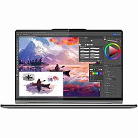 LENOVO Ноутбук Lenovo Yoga 9 2-in-1 14IMH9, 14" (3840x2400) OLED/Intel Core Ultra 7 155H/32 ГБ LPDDR5X/1024 ГБ SSD/Intel Arc Graphics/Windows 11 Home, Серый (83AC005ERK)