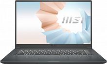 Ноутбук MSI Modern 15 A11MU-1064XRU 1920x1080, Intel Core i5 1155G7 2.5 ГГц, RAM 8 ГБ, SSD 512 ГБ, Intel Iris Xe Graphics, без ОС, 9S7-155266-1064, карбоново-серый