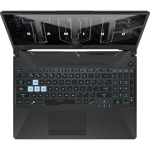 ASUS Ноутбук Asus TUF Gaming A15 FA506NF-HN042 Ryzen 5 7535HS 8Gb SSD512Gb NVIDIA GeForce RTX 2050 4Gb 15.6" IPS FHD (1920x1080) noOS black WiFi BT Cam (90NR0JE7-M004R0) фото 4