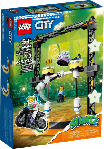 Конструктор LEGO City Трюковое испытание Нокдаун 60341