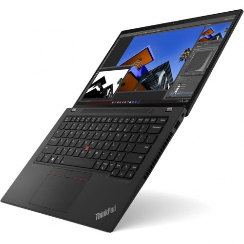 LENOVO Ноутбук Lenovo ThinkPad T14 G4, 14" (1920x1200) IPS/Intel Core i7-1355U/16 ГБ DDR5/512 ГБ SSD/Intel Iris Xe Graphics/Windows 11 Pro, Черный (21HESDXM00) фото 4