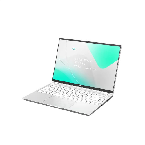 GIGABYTE Ноутбук GIGABYTE AERO 14, 14" (2880x1800) OLED 90Гц/Intel Core i7-13700H/16ГБ LPDDR5/1ТБ SSD/GeForce RTX 4050 6ГБ/Без ОС, серебристый (BMF-72KZBB4SD) фото 3